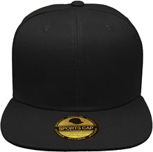 Load image into Gallery viewer, CUSTOM BLACK SNAPBACK HAT
