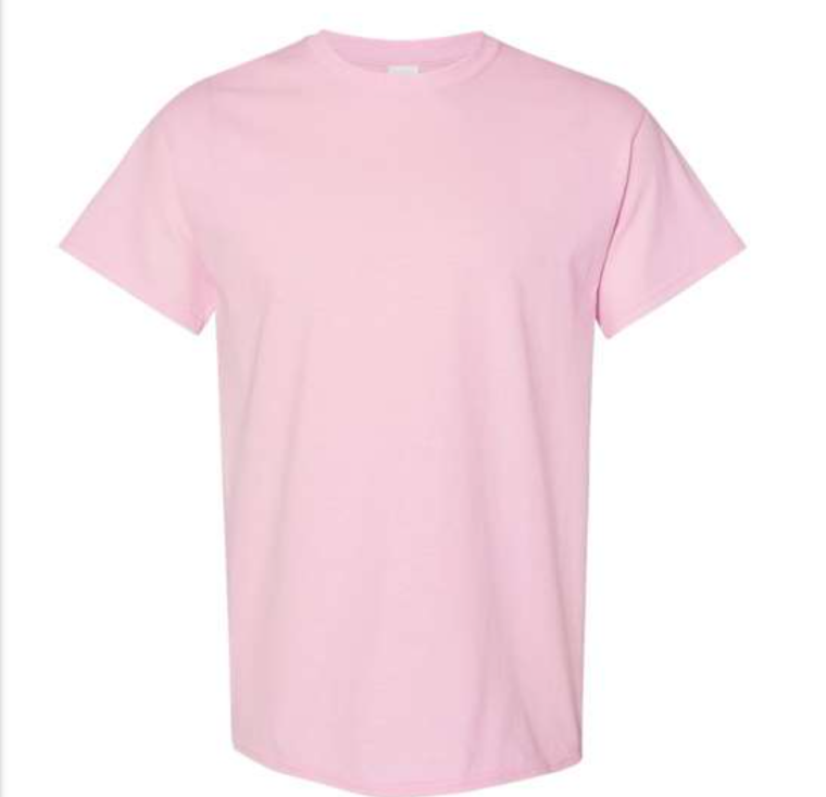 CUSTOM - unisex pink 2 COLOR IMPRINT